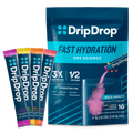 DripDrop Bold Variety Pack Electrolyte Powder, 8 oz sticks, 16 count E2