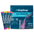 DripDrop Bold Variety Pack Electrolyte Powder, 8 oz sticks, 32 count E9