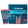 DripDrop Watermelon Electrolyte Powder, 8 oz sticks, 32 count P6