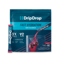 DripDrop Cherry Electrolyte Powder, 8 oz sticks, 32 count Q0